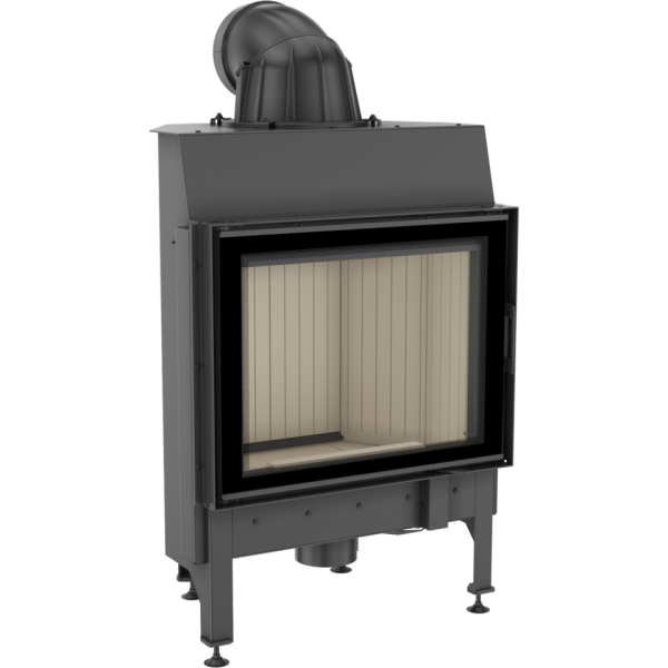 Zestaw kominek powietrzny stalowy KRATKI LUCY BLACK 12 kW Ø 200 z akcesoriami nadia 10 - Zestaw kominek powietrzny stalowy KRATKI LUCY BLACK 12 kW Ø 200 z akcesoriami